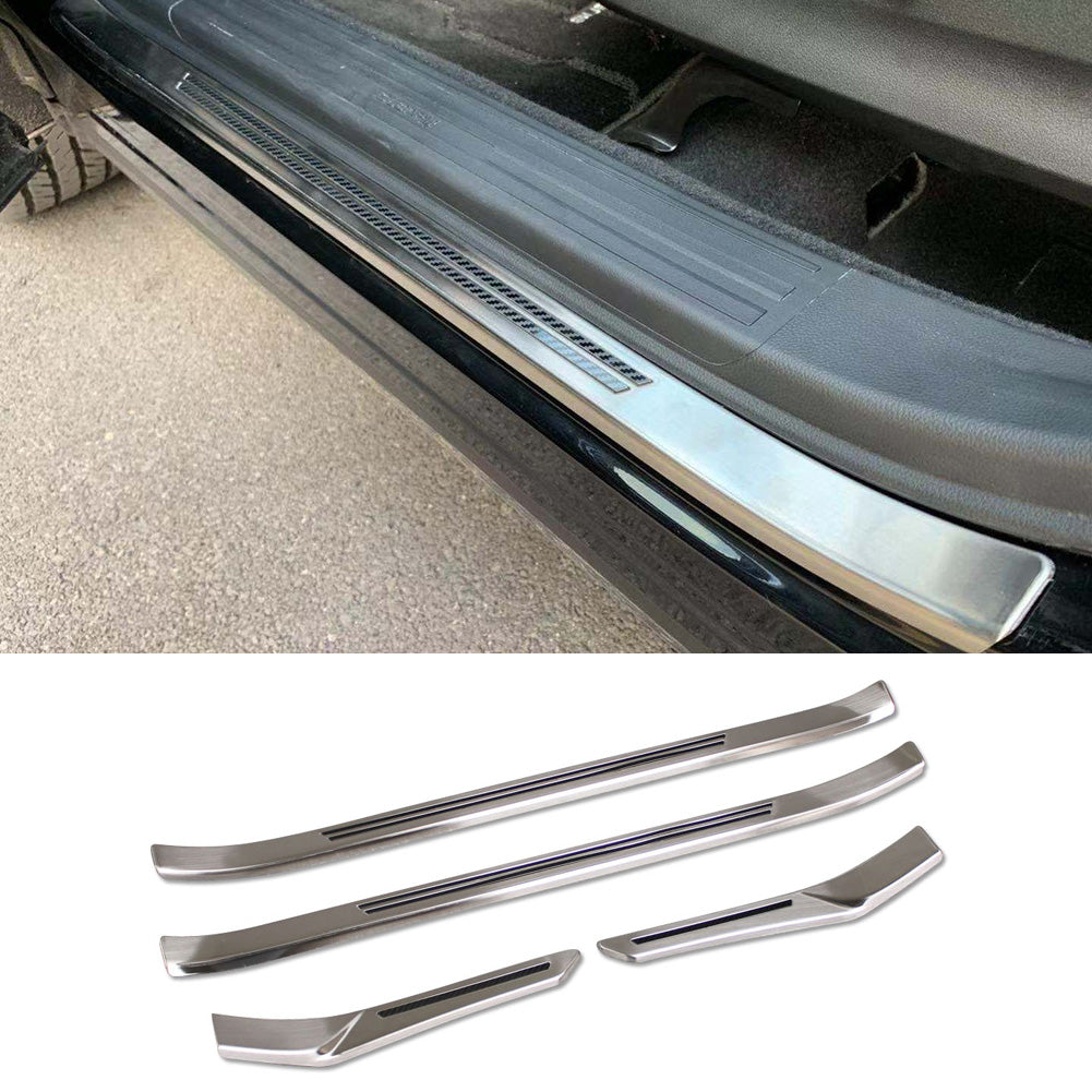 Fit for Subaru Forester 2019 2020 2021 2022 Door Sill Scuff Plate Guard Cover Trims Stainless