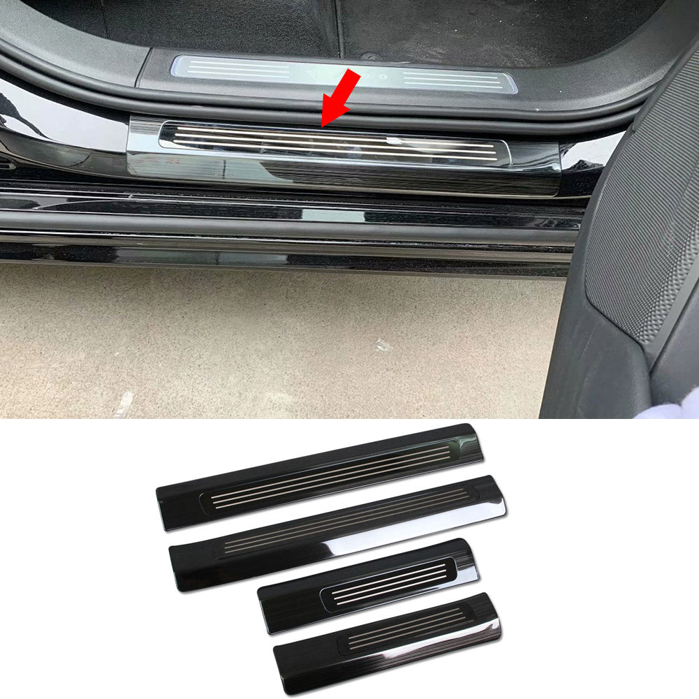 Fit for Volvo XC90 2016 2017 2018 2019 2020 2021 Outside Door Sill Plate Cover Trims
