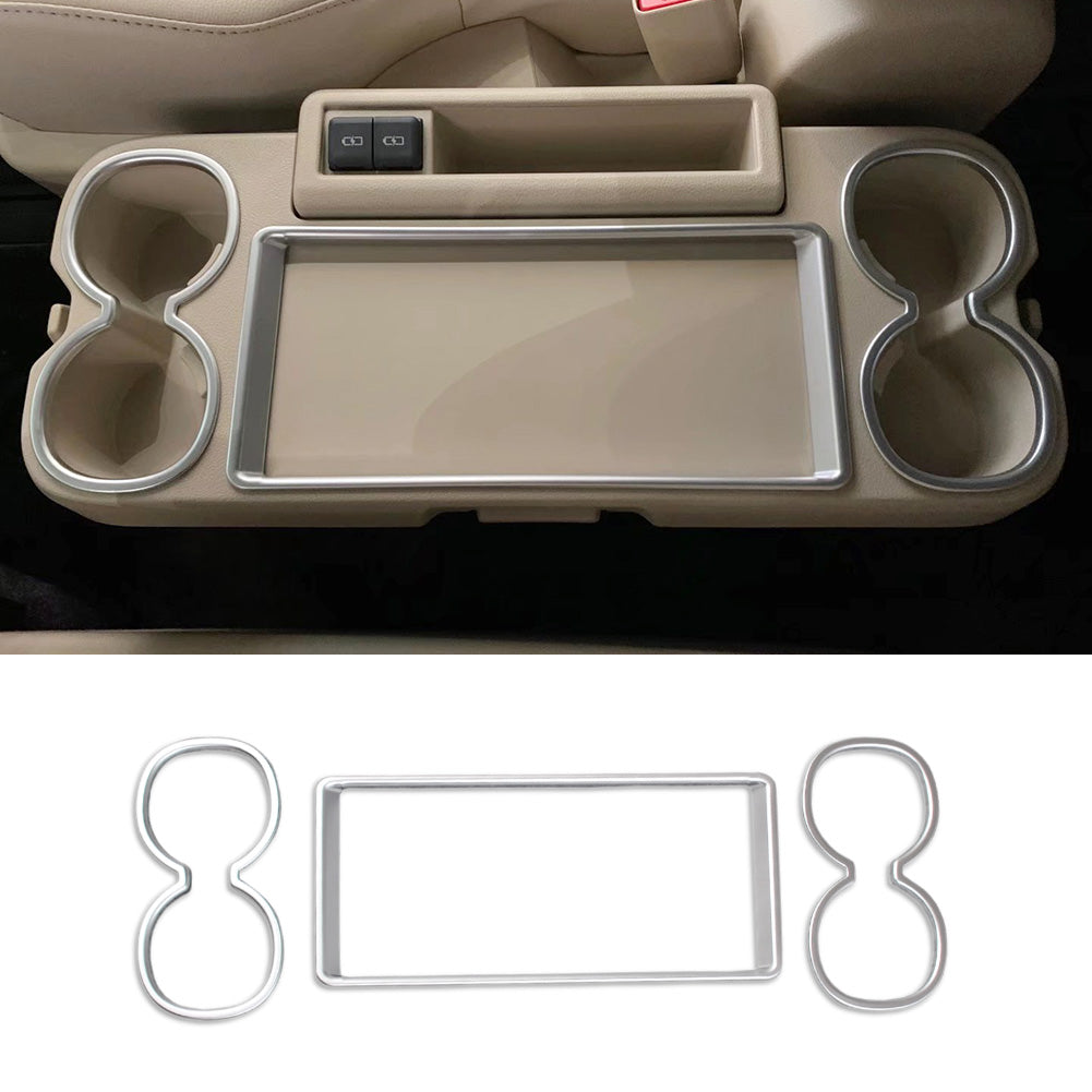 Fit for Toyota 2021 2022 Sienna Interior Rear Seat Cup Holder Panel Cover Trims