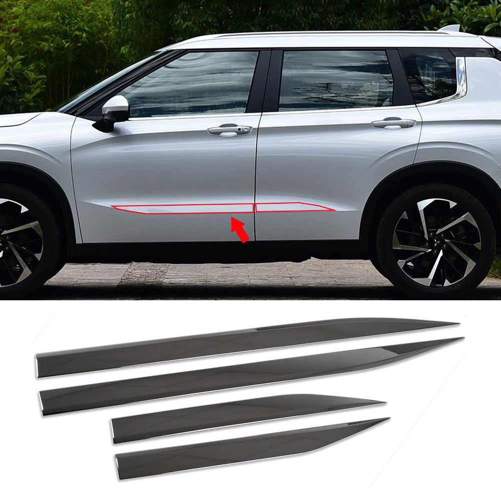 Fit for Mitsubishi New Outlander 2022 2023 Body Side Molding Door Guard Cover Trims