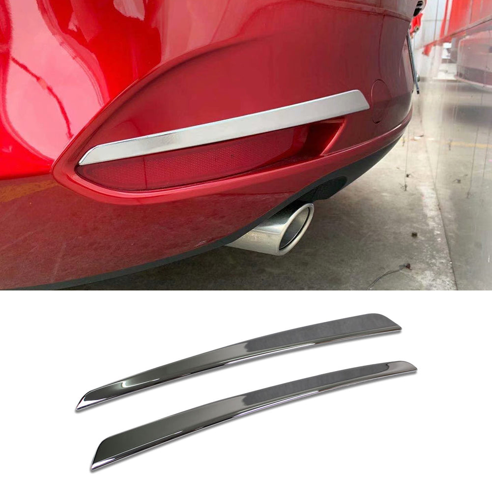 Fit for 2019 2020 2021 2022 Mazda 3 Axela Sedan Chrome Rear Fog Light Lamp Cover Trims