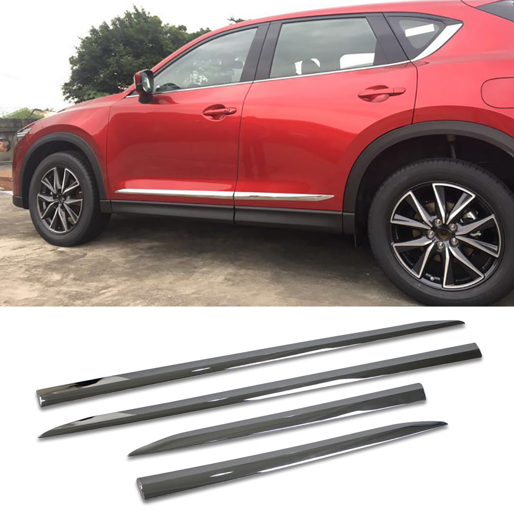 For Mazda 2017-2024 CX-5 CX5 Chrome Body Door Moulding Trims