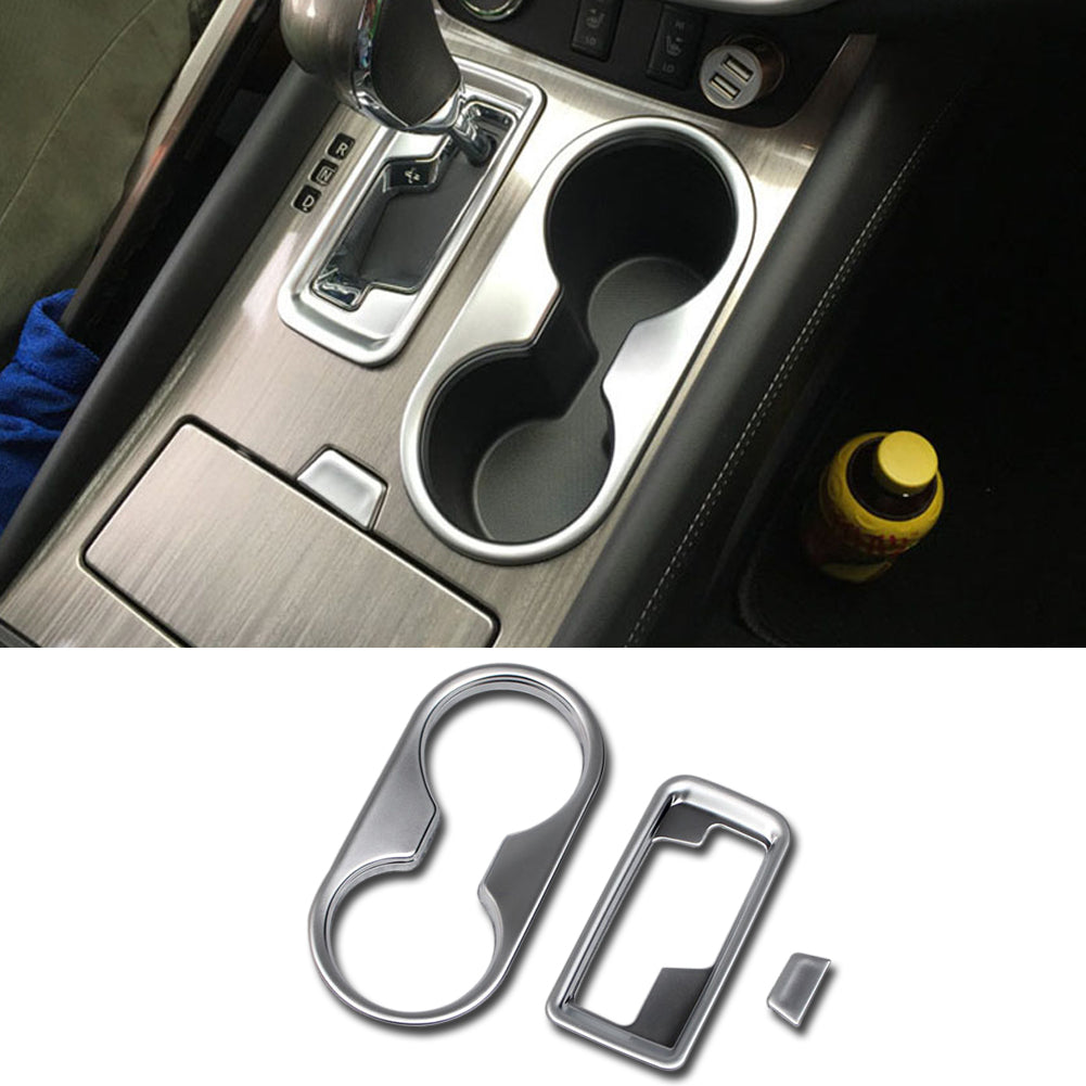 Fit for Nissan Murano 2015 2016 2017 Car Cup Holder + Gear Shift Panel Cover Trim