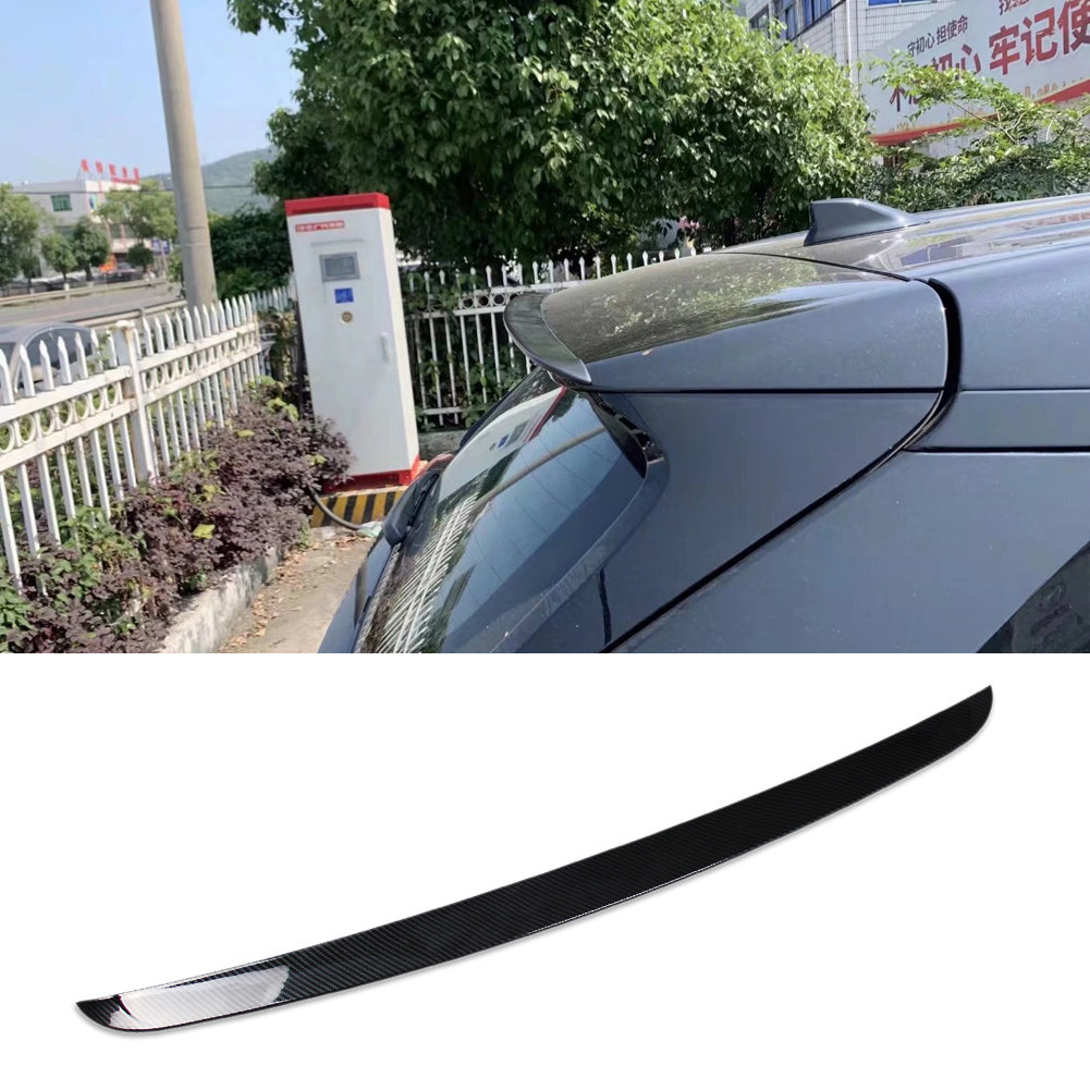 Fit for Toyota RAV4 2019 2020 2021 2022 Rear Trunk Wing Spoiler Cover Trim ABS
