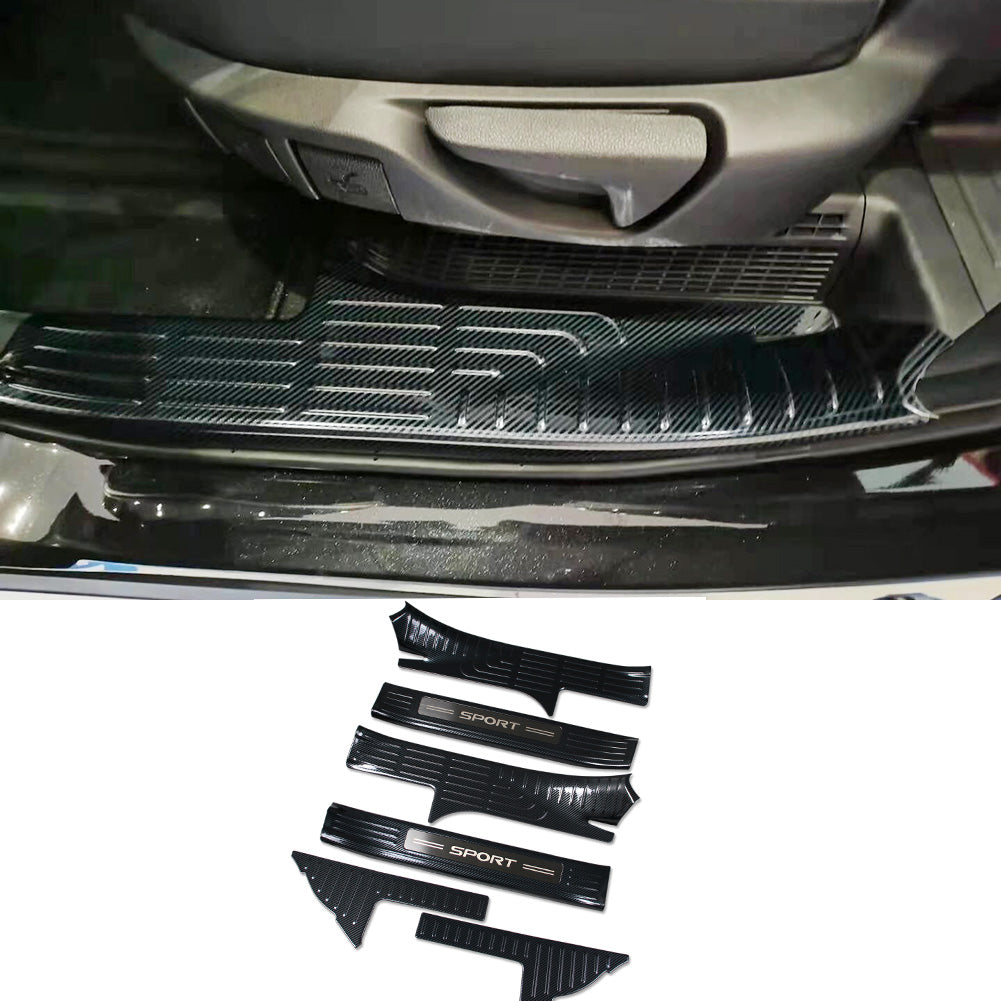 Fit for Toyota Highlander 2020 2021 2022 2023 Inside Door Sill Scuff Plate Guard Cover Trims