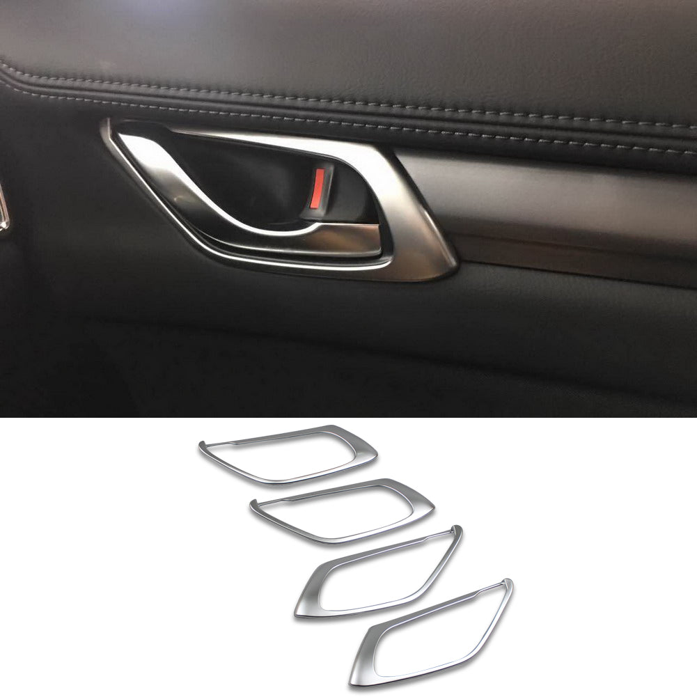 Fit for Mazda 2017 2018 2019 2020 2021 2022 CX-5 CX5 Matte Interior Door Handle Bowl Cover Trims