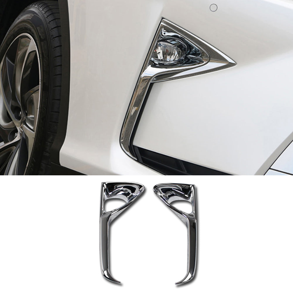 Fit for Lexus New RX350 2016 2017 2018 ABS Chrome Front Fog Light Lamp Cover Trim Trims