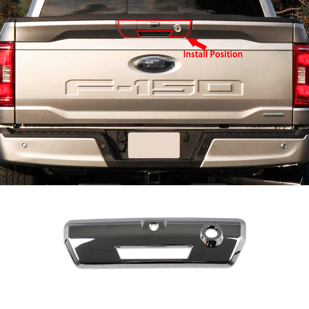 Fit for Ford New F-150 2021 2022 F150 Rear Truck Lid Door Handle Cover Trims ABS