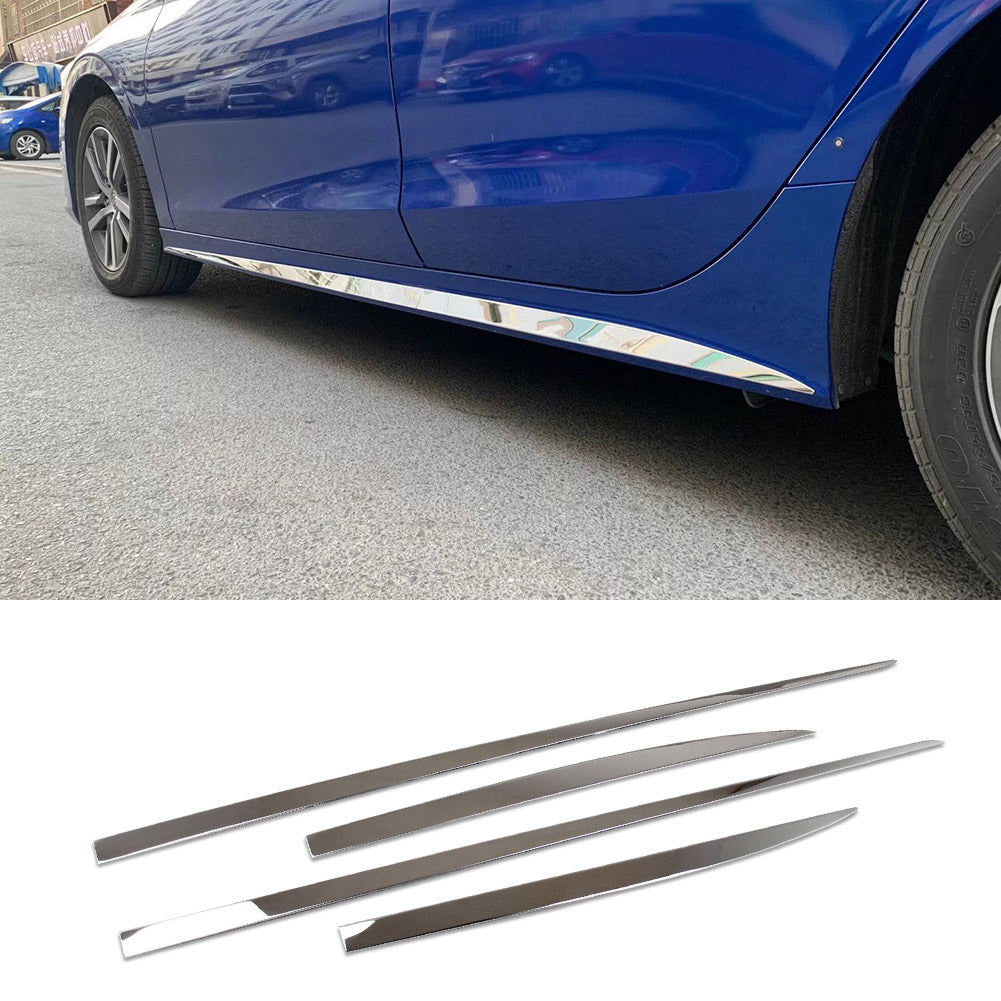 Fit for Honda New Civic 2022 Sedan Door Body Side Skirt Molding Cover Trim