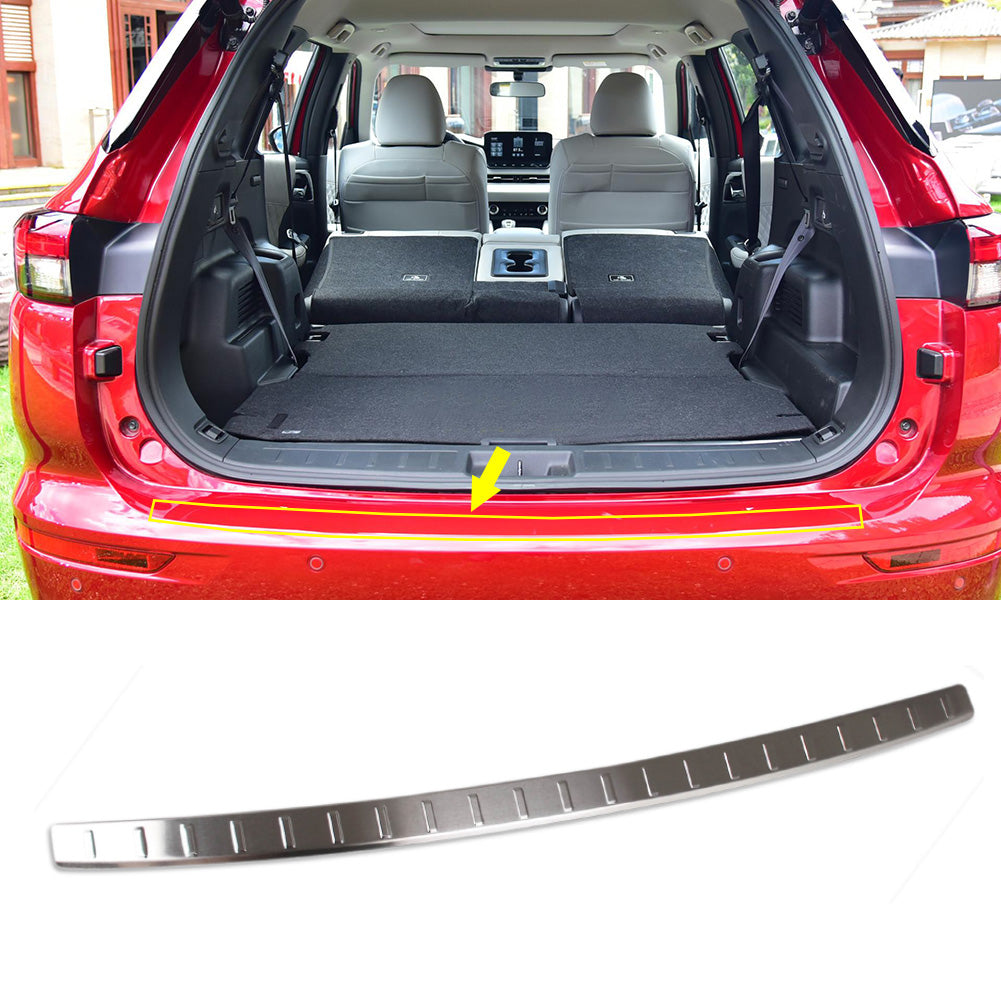 Fit for Mitsubishi New Outlander 2022 2023 Rear Bumper Protector Guard Scuff Plate Cover Trim