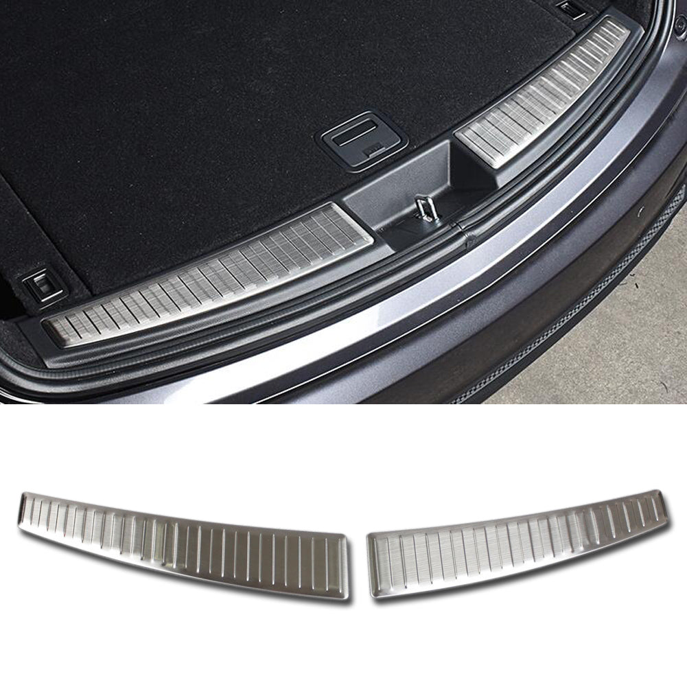 Fit for Acura New RDX 2019 2020 2021 2022 Rear Interior Bumper Sill Plate Guard Cover Trim Stainless Steel