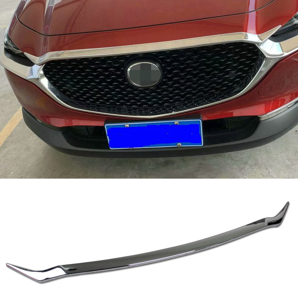 Fit for Mazda CX-30 CX30 2020 2021 2022 Chrome Front Hood Grill Cover Bonnet Trim