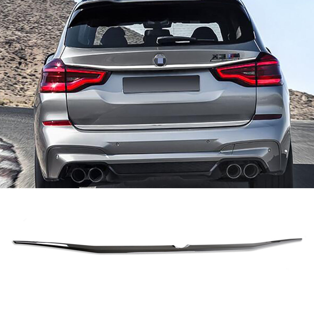 Fit For BMW X3 2022 2023 Rear Trunk Lid Tail Gate Bottom Cover Trim Chrome