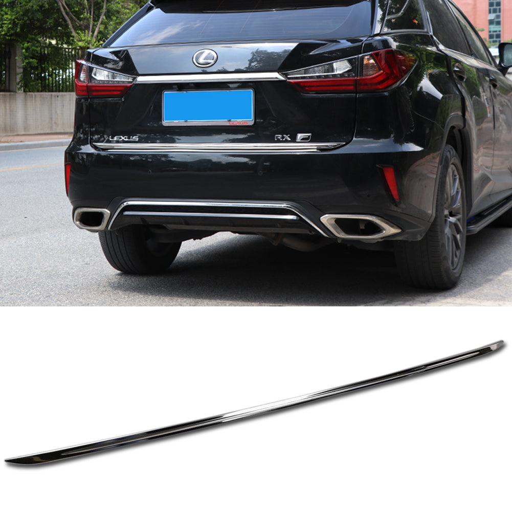 Fit For Lexus New RX350 RX450H 2016 2017 2018 2019 2020 2021 2022 Chrome Car Rear Trunk Lid Tail Gate Molding Cover Trim