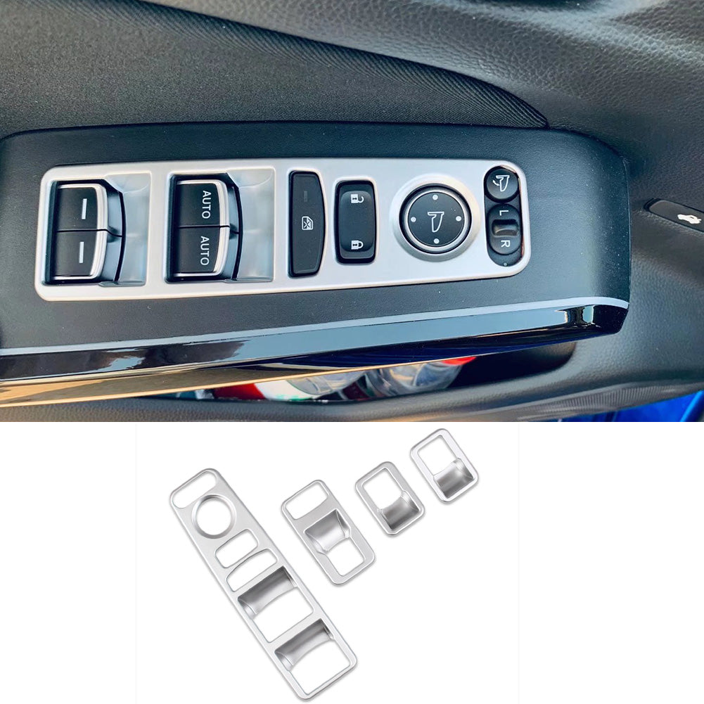 Fit for Honda New Civic 2022 Sedan Interior Window Switch Plate Panel Cover Trims