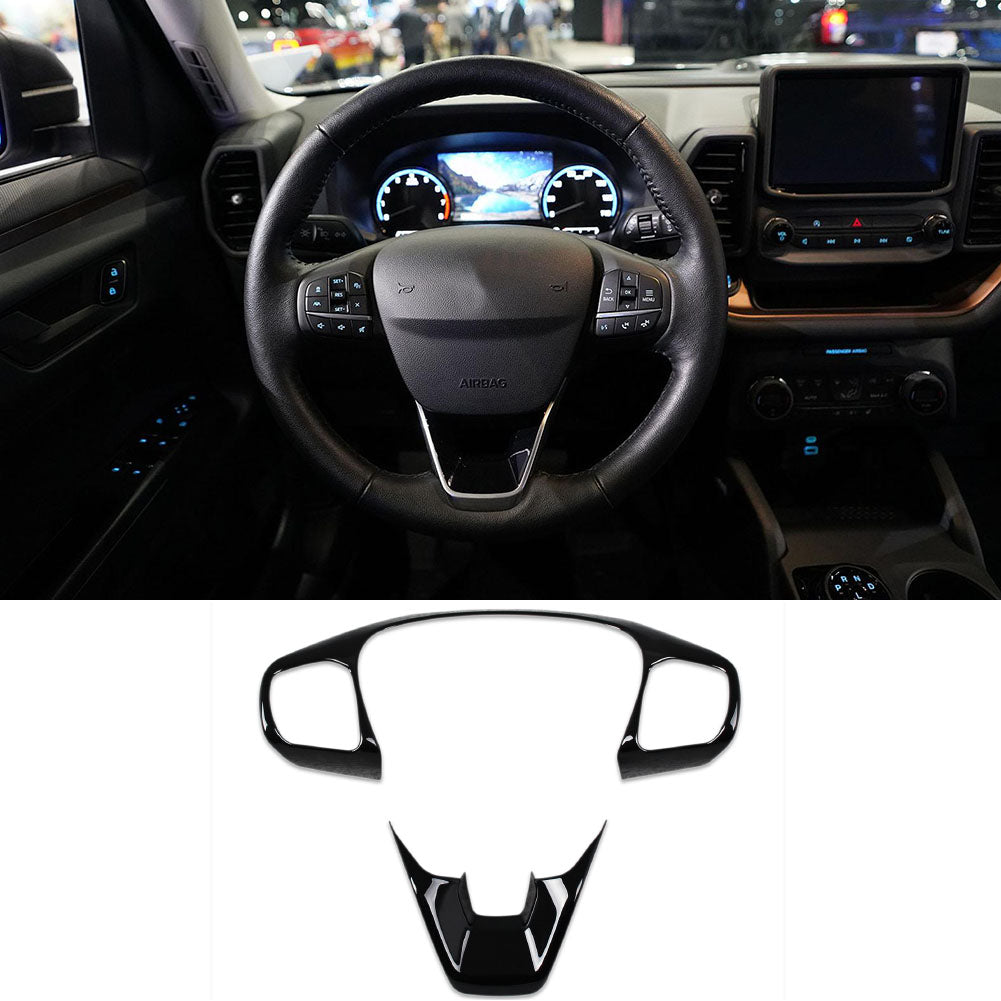 Fit for Ford 2021 2022 2023 2024 Bronco Sport Wheel Steering Trim Panel Cover Trims