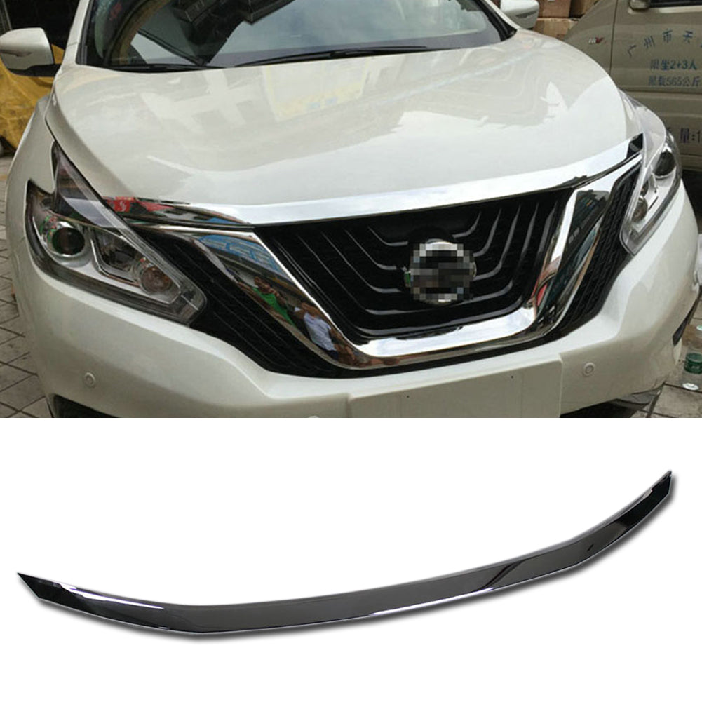 Fit for Nissan Murano 2015 2016 2017 2018 2019 Front Hood Grill Cover Bonnet Molding Trim