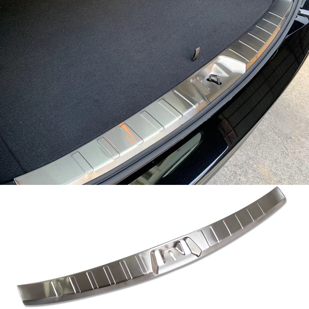 Fit for Subaru Forester 2019 2020 2021 2022 Rear Inside Bumper Sill Plate Guard Cover Trim Stainless Steel