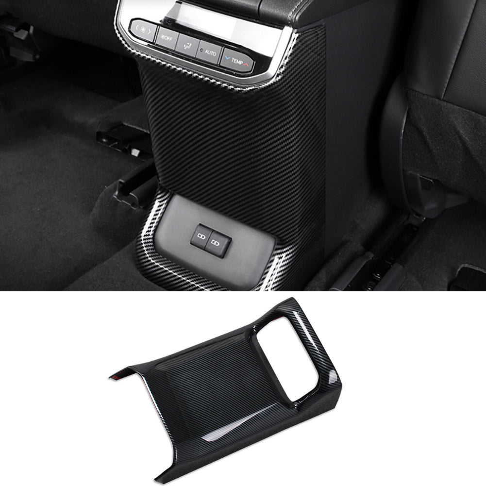 Fit for Toyota New Highlander 2020 2021 2022 2023 Interior Rear Seat Air Condition Vent Outlet Cover Trims