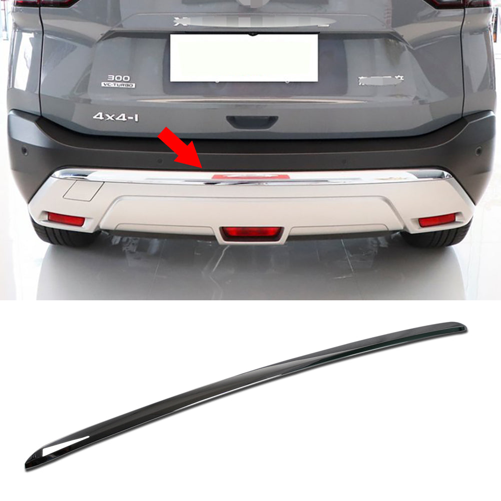 Fit for Nissan Rogue 2021 2022 S SV SL Chrome Rear Bumper Trunk Lid Moulding Guard Cover Trim ABS