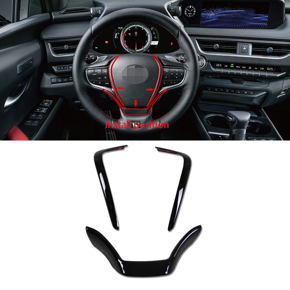Fit for Lexus UX 200 250h UX200 UX250h 2019 2020 2021 2022 Wheel Steering Trim
