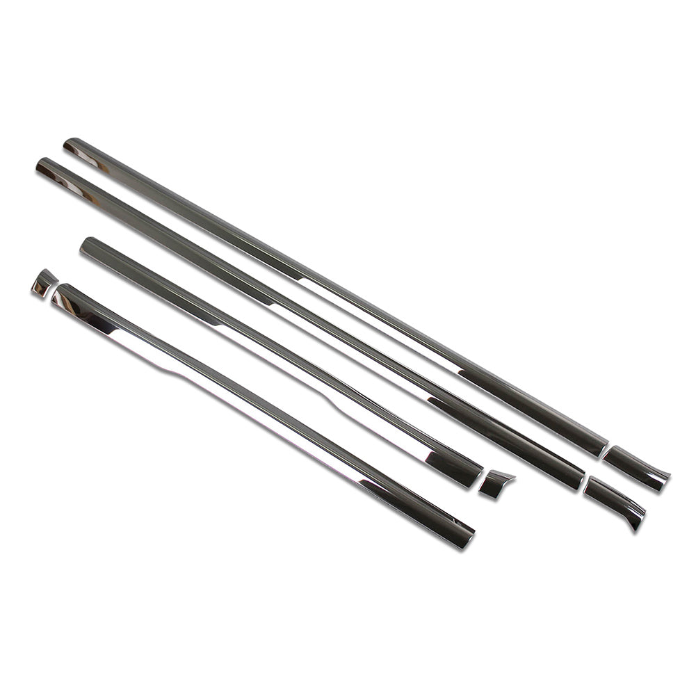 Fit for Toyota Venza 2021 2022 2023 2024 Body Side Door Moulding Overlay Cover Trims Stainless Steel