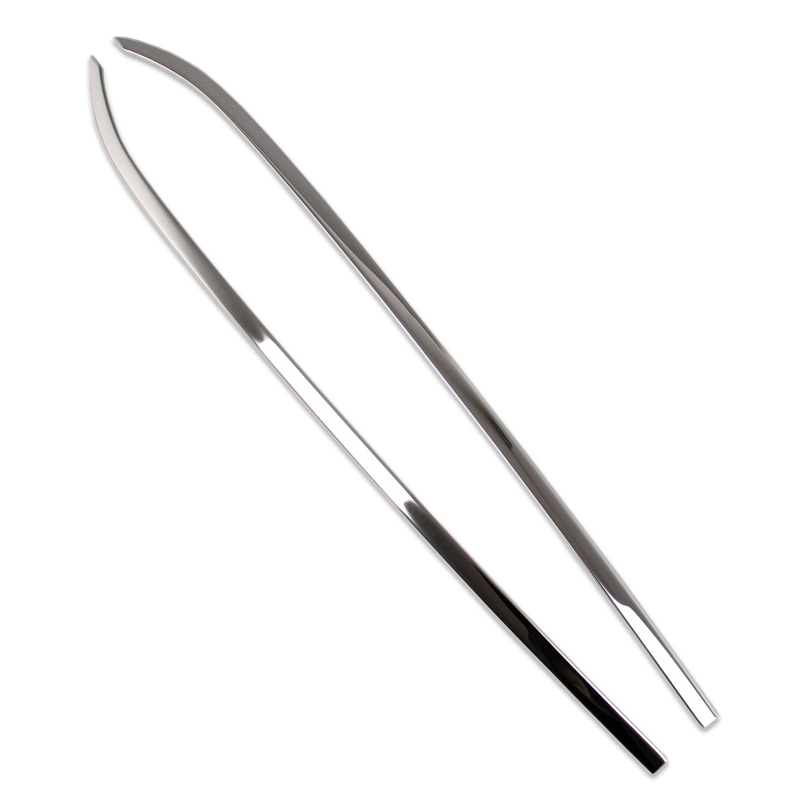 Fit for Toyota 2021 2022 Sienna Windshield Side Beveled Window Cover Trim Stainless Steel