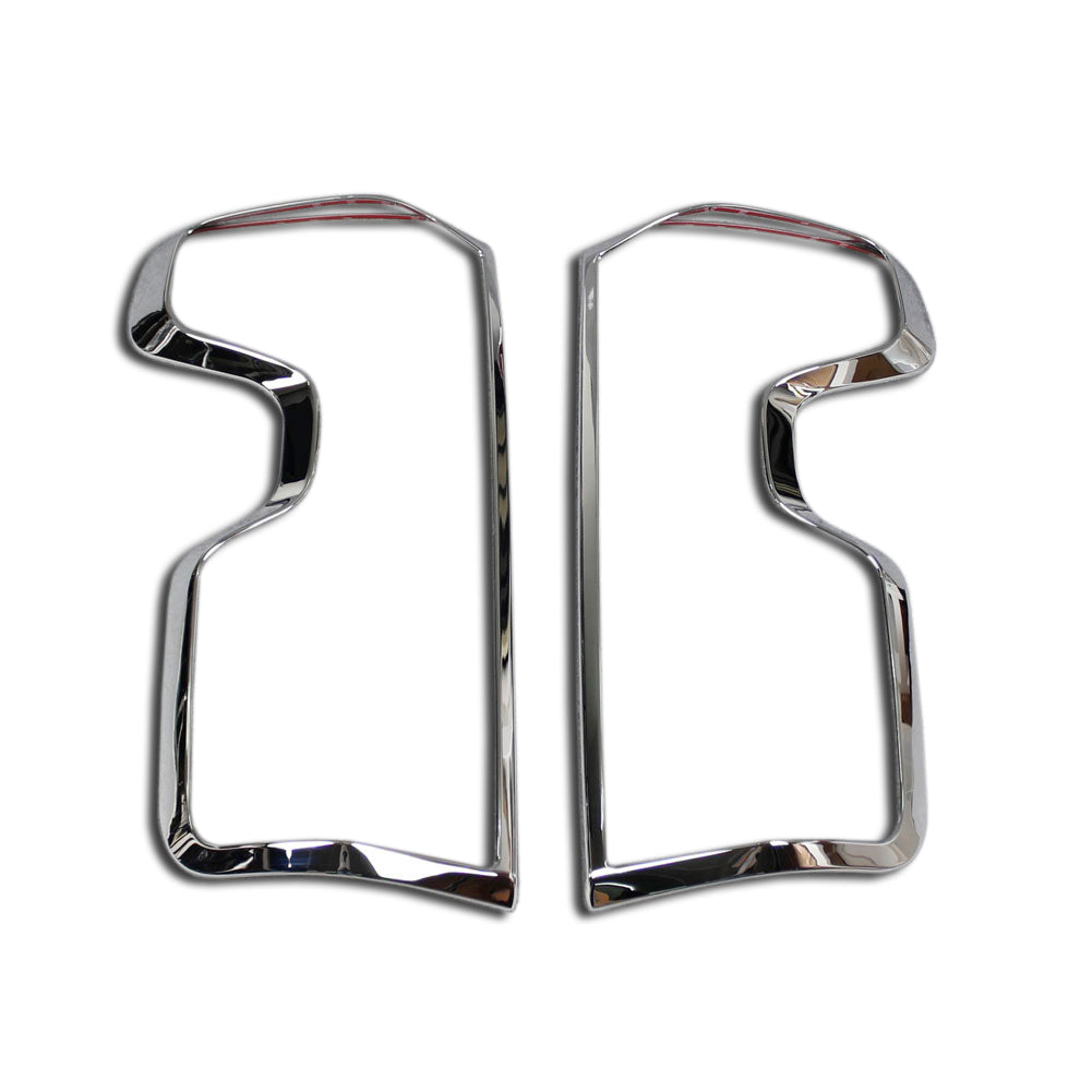 Fit for Chevrolet New Silverado 2019 2020 2021 2022 2023 2024 Chrome Tail Light Lamp Cover Trims