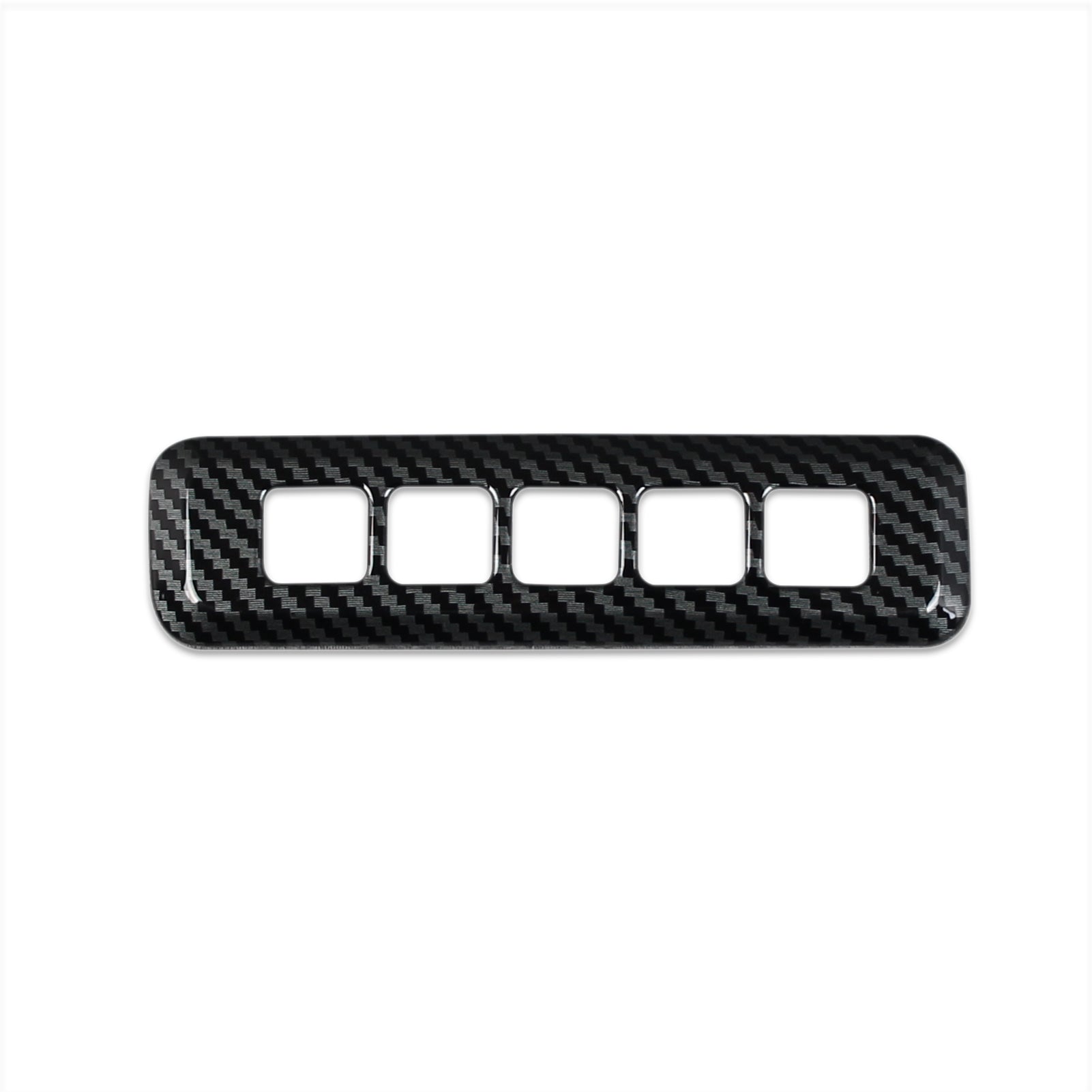 Ford F-150 2021 2022 2023 F150 Door Combination Lock Cover Trim Carbon Fiber Pattern