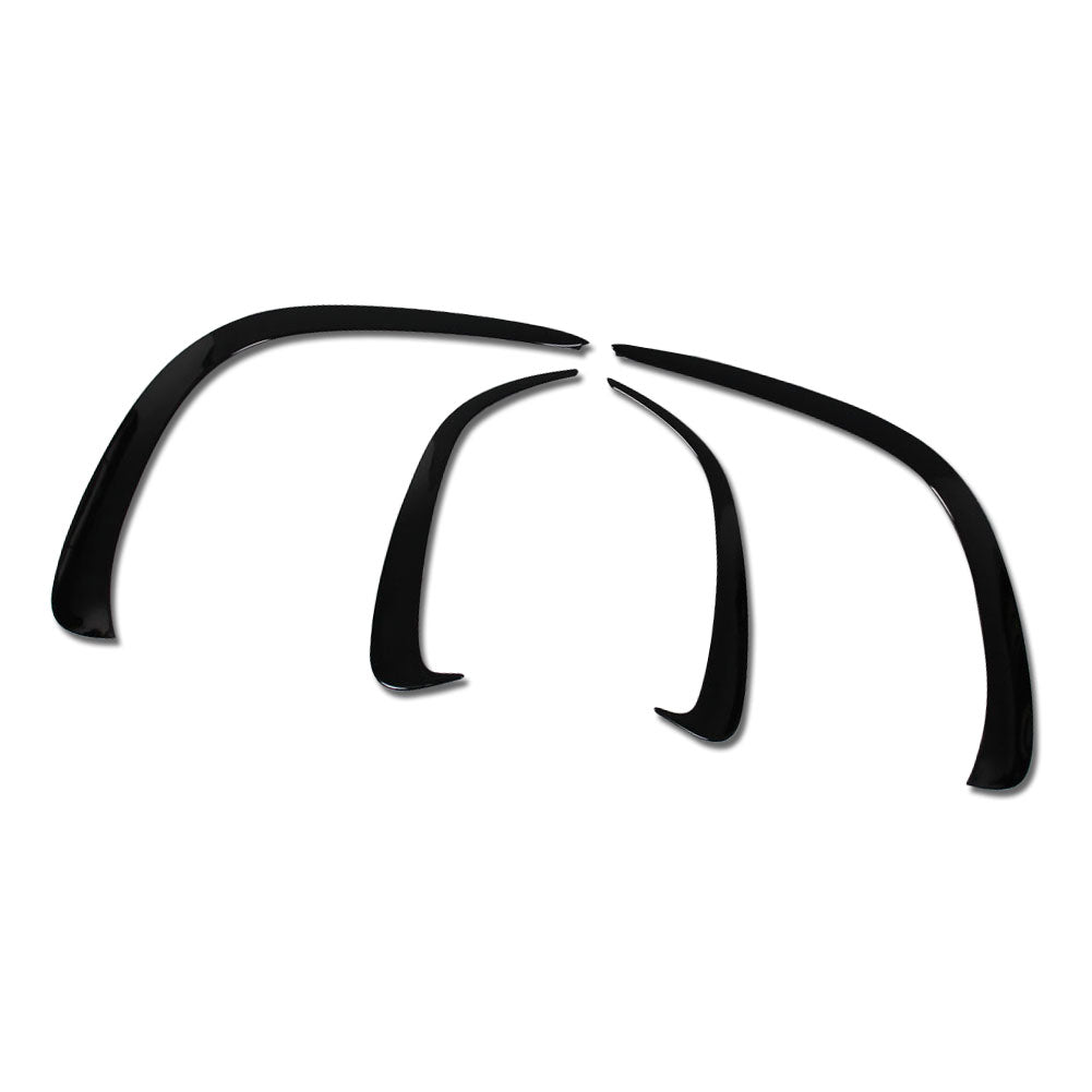 Fit for Mercedes-Benz GLE 350 450 W167 2020 2021 Front+Rear Side Fender Vent Air Outlet Fog light Bezel Cover Trims Black