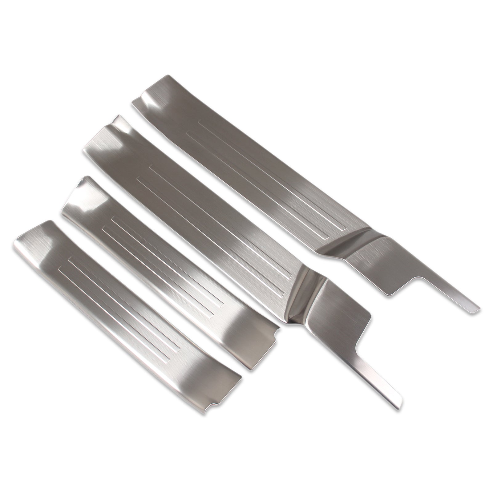 Fit for Toyota 2021 2022 Sienna Inside Door Sill Scuff Plate Guard Cover Trims Stainless Steel