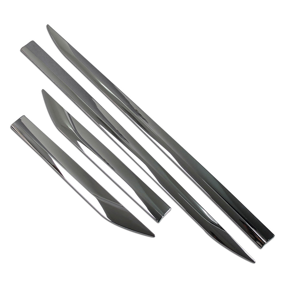 Fit for Toyota VENZA 2021 2022 2023 2024 Body Side Door Molding Guard Cover Trims Chrome