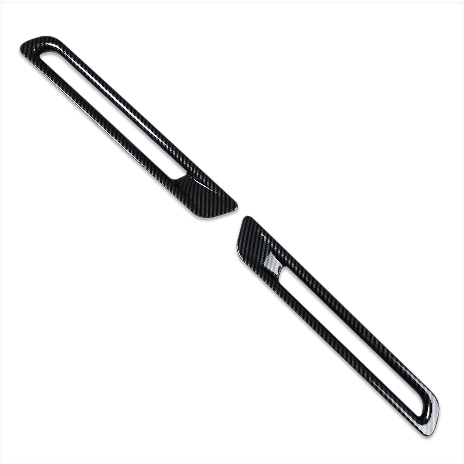 Fit for Toyota Sienna 2021 2022 Rear Fog Light Cover Trims Carbon Fiber Pattern