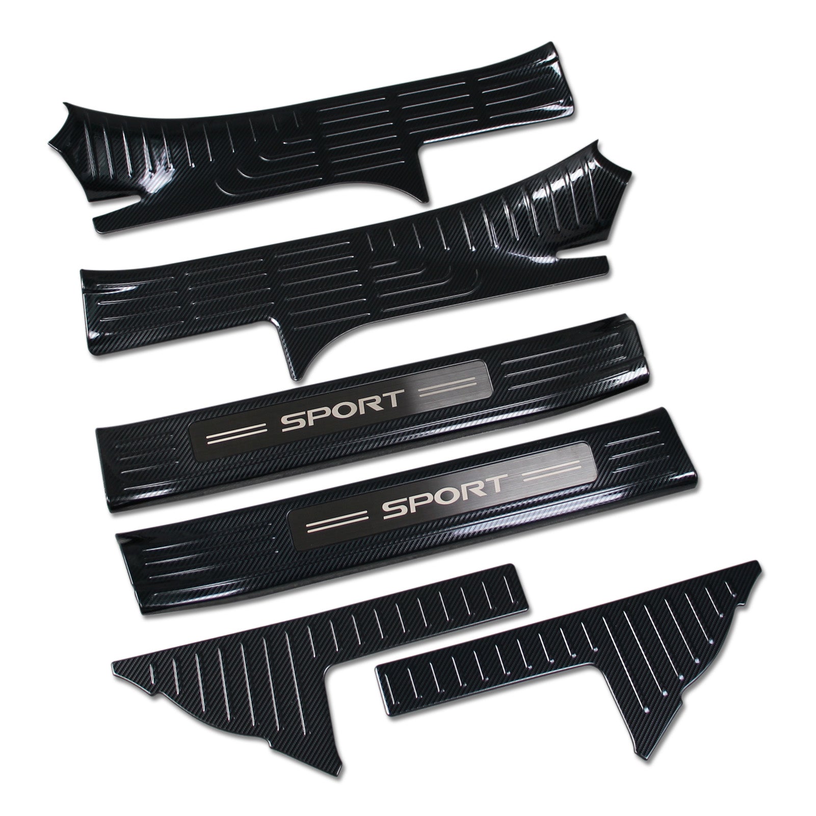 Fit for Toyota Highlander 2020 2021 2022 Inside Door Sill Scuff Plate Guard Cover Trims