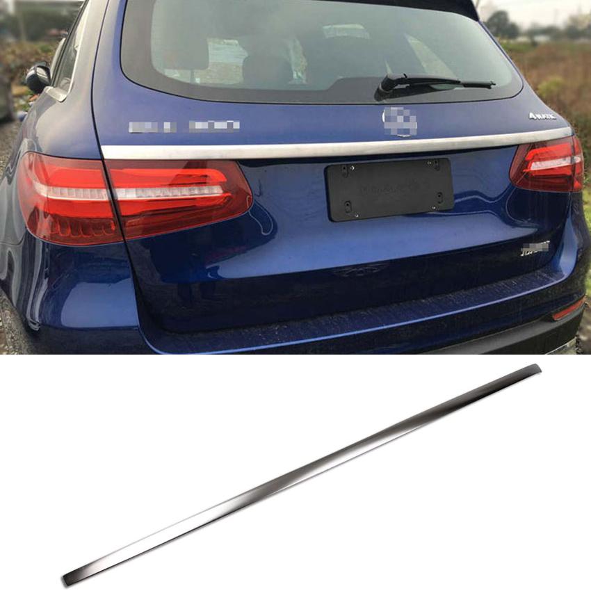 Fit for Benz GLC GLC300 2016 2017 2018 2019 2020 2021 2022 Rear Trunk Lid Moulding Trim Stainless Steel