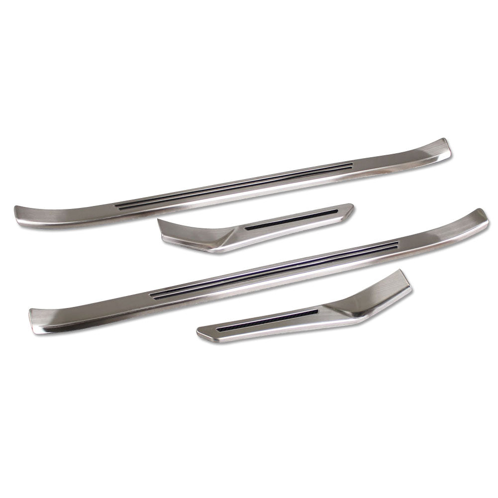 Fit for Subaru Forester 2019 2020 2021 2022 Door Sill Scuff Plate Guard Cover Trims Stainless