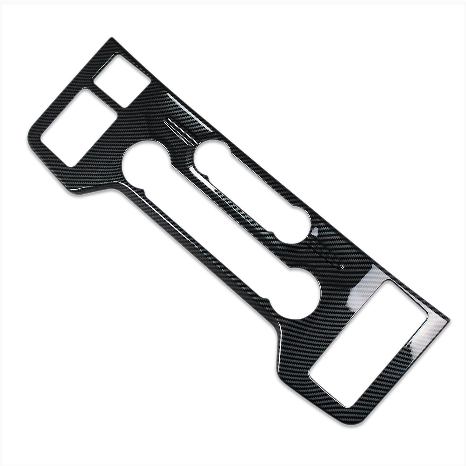 Fit for Ford F-150 2021 2022 2023 F150 Front Dashboard Panel Cover Trims Carbon Fiber Pattern (Air Conditioner Switch Panel Cover)