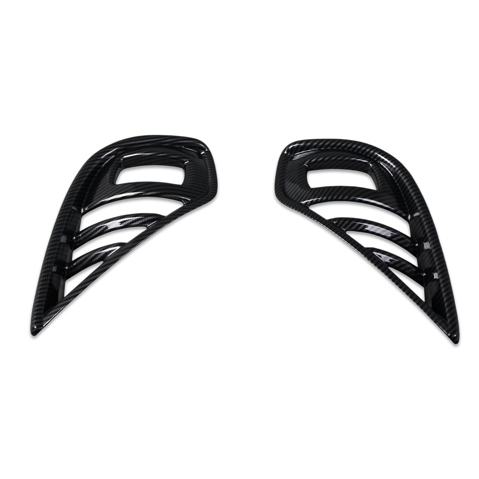 Fit for Toyota New Highlander LE XLE Limited PLATINUM 2020 2021 2022 2023 2024 Front Fog Light Cover Trims Carbon Fiber Design