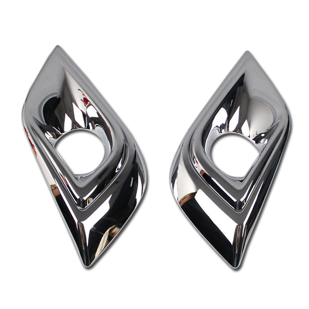 Fit for Nissan Murano 2015 2016 2017 2018 Chrome Car Front Fog Light Lamp Cover Trim Trims ABS