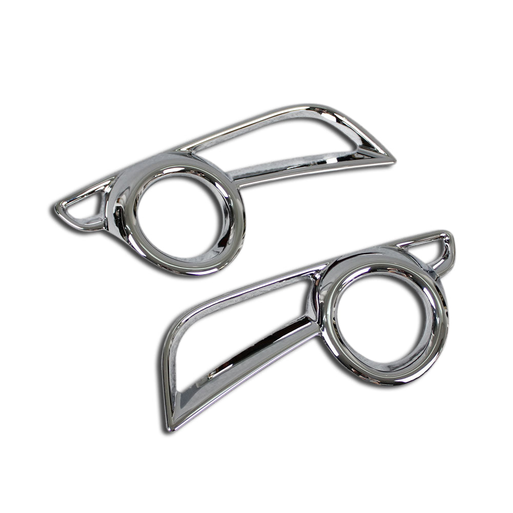 Fit For Toyota New Highlander 2018 2019 Chrome Front Fog Light Lamp Cover Trims