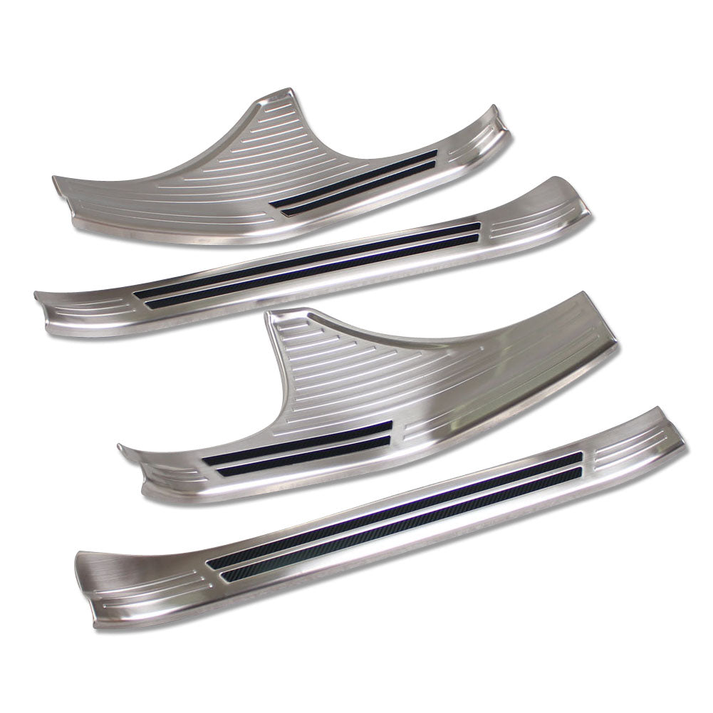 Fit for Subaru Forester 2019 2020 2021 2022 Door Sill Scuff Plate Guard Cover Trims Stainless Inside Door