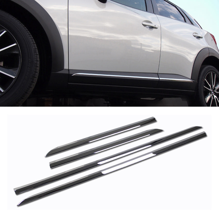 Fit for Mazda CX-3 2016 2017 2018 2019 2020 2021 Chrome Body Side Door Molding Trim Guard Cover Trims