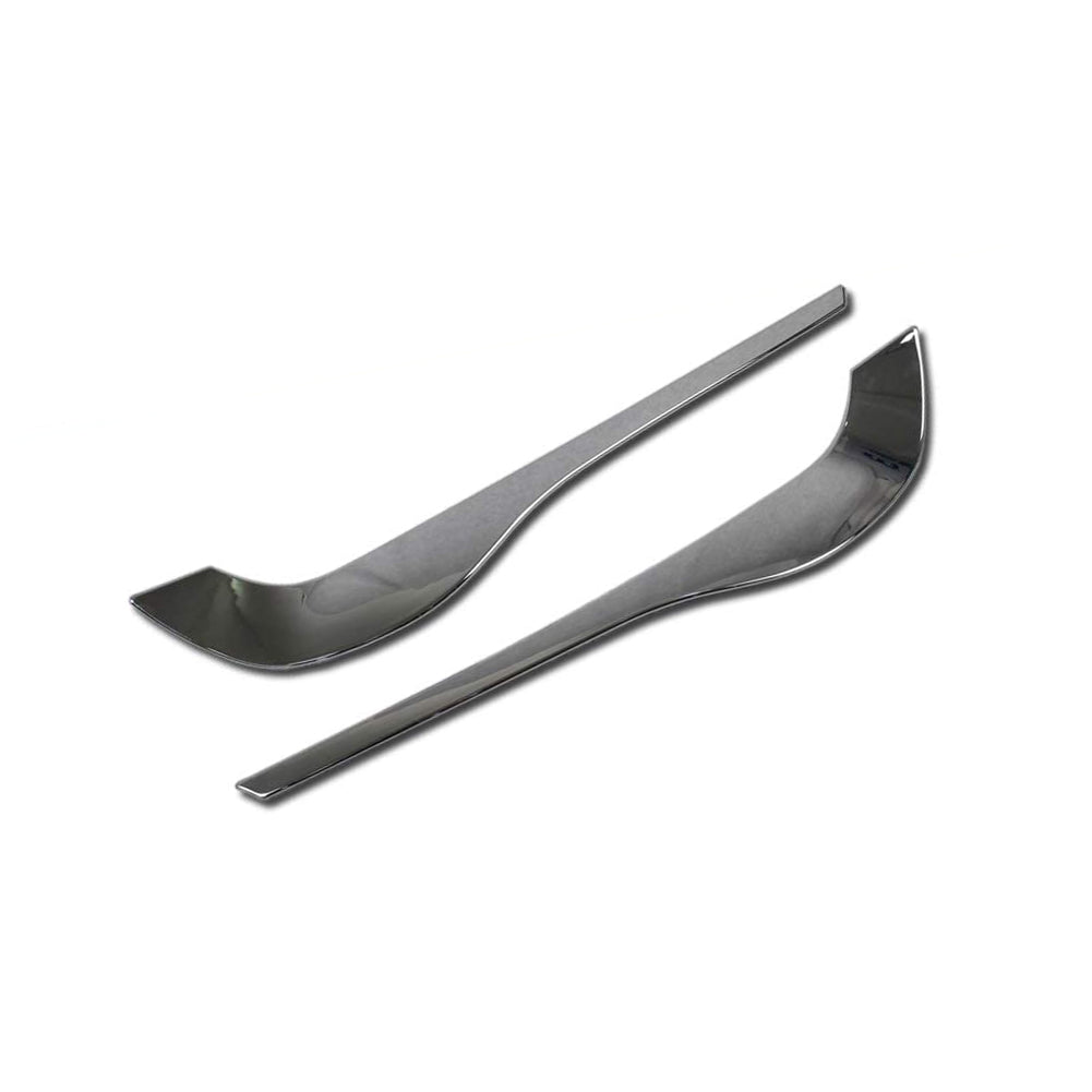 Fit For Mazda 2017 2018 2019 2020 2021 CX-5 CX5 Chrome Front Fog Light Lamp Moulding Cover Bezel Trims