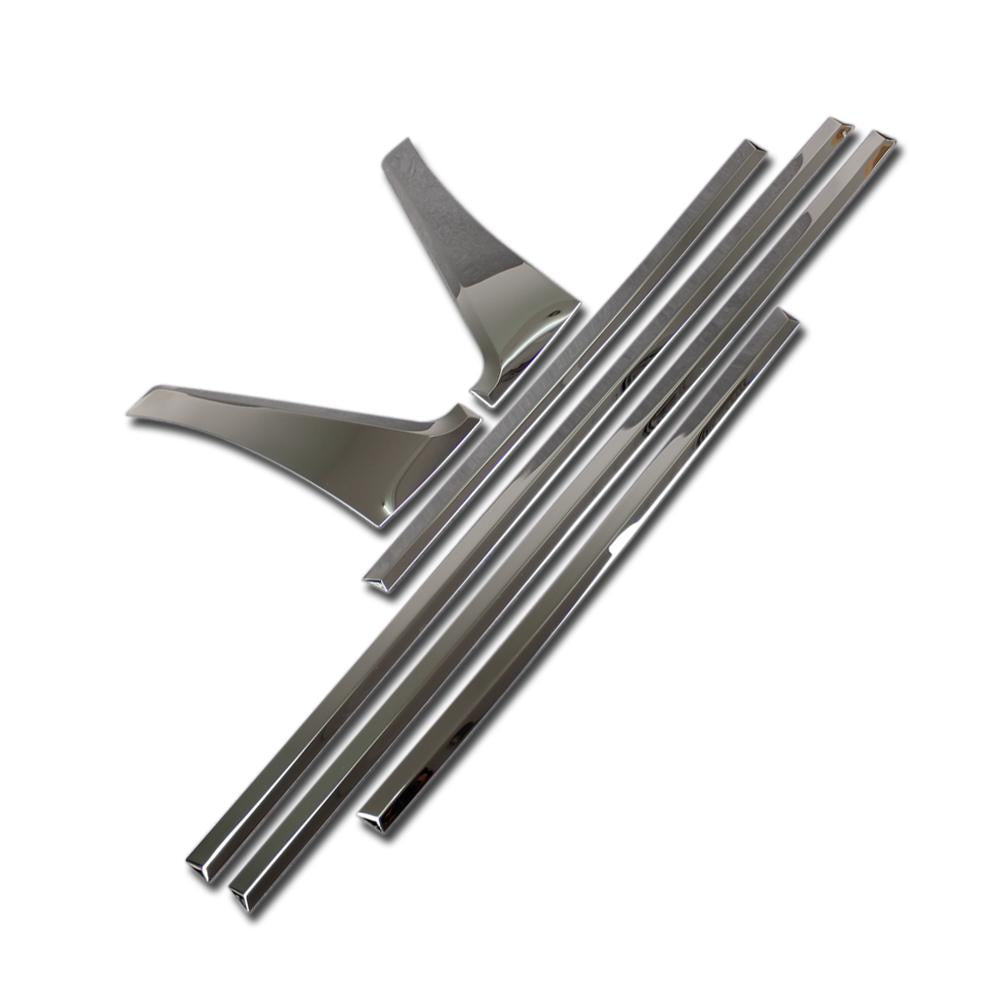 Fit for BMW 2019 2020 2021 New X5 G05 Chrome Body Side Door Molding Trim Cover Stainless Steel