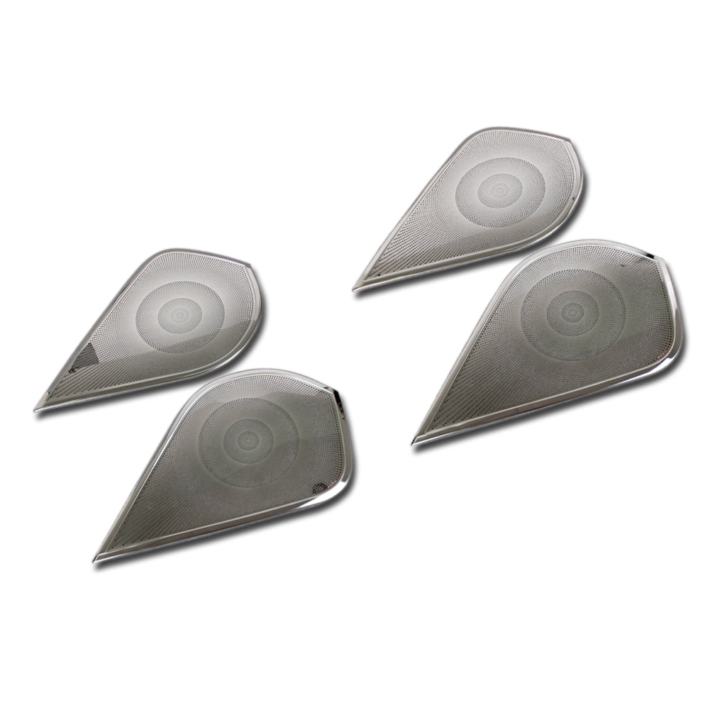 Fit For Subaru 2019 2020 2021 2022 Forester Door Speaker Sound Panel Cover Trims Stainless Steel