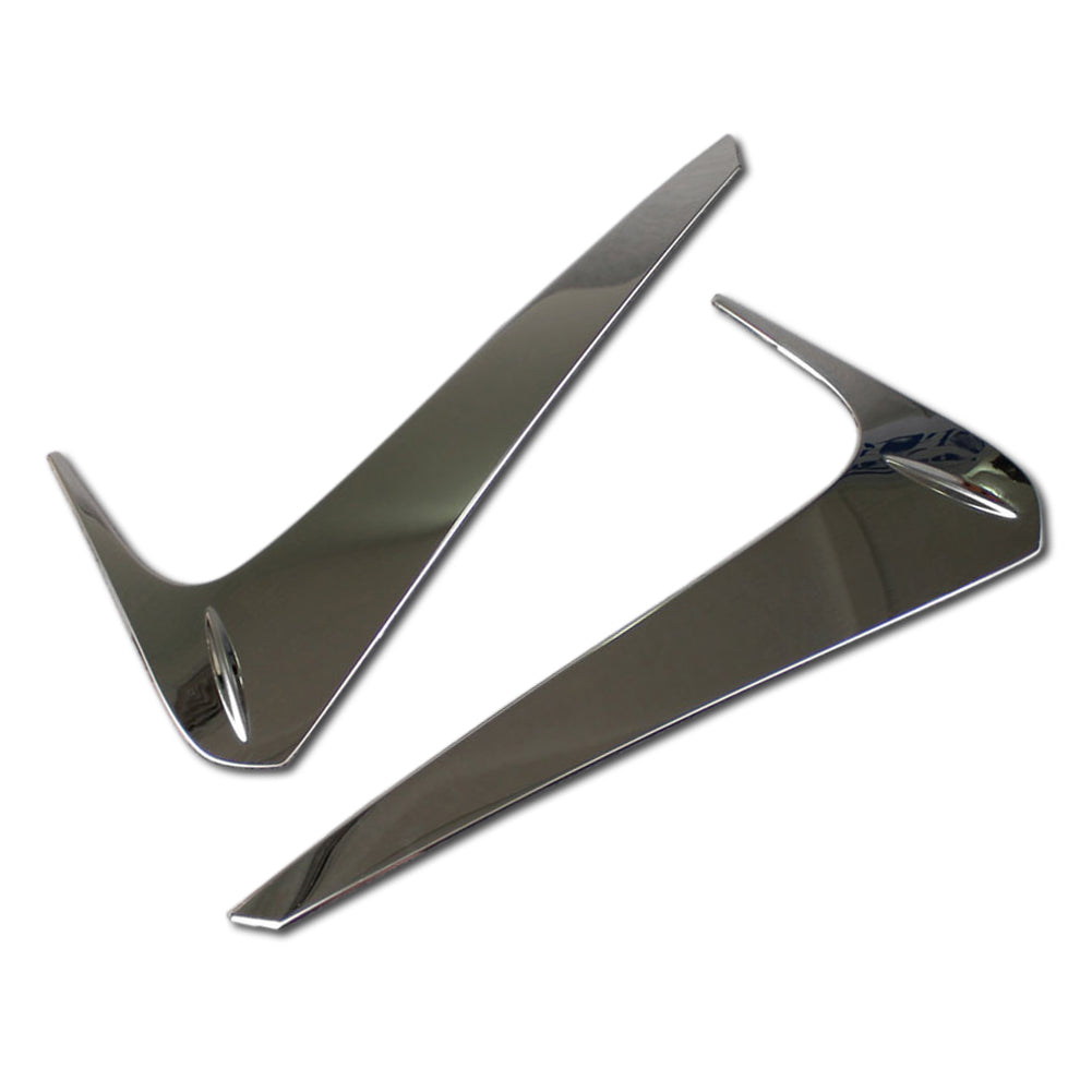 Fit for Toyota Highlander 2015 2016 2017 2018 2019 Chrome Rear Spoiler Wing Side Beveled Window Cover Trim