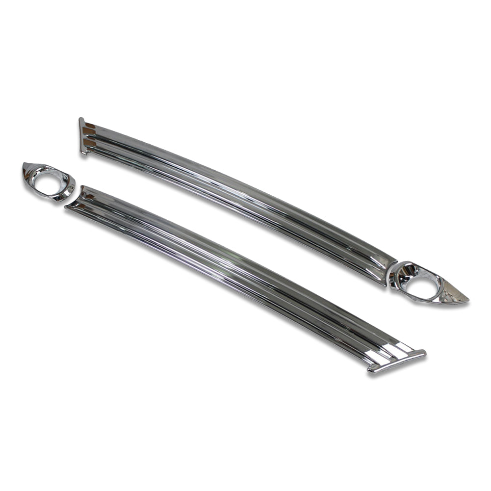 Fit For Mazda 2017 2018 2019 2020 2021 CX-5 CX5 Grand Touring/Grand Select Model Chrome Front Fog Light Lamp Cover Bezel Trim