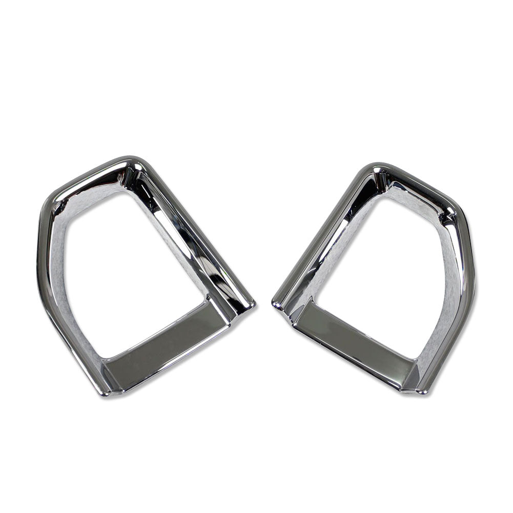 Fit For Jeep 2018 2019 2020 2021 2022 Wrangler Chrome Rear Fog Light Lamp Cover Trims