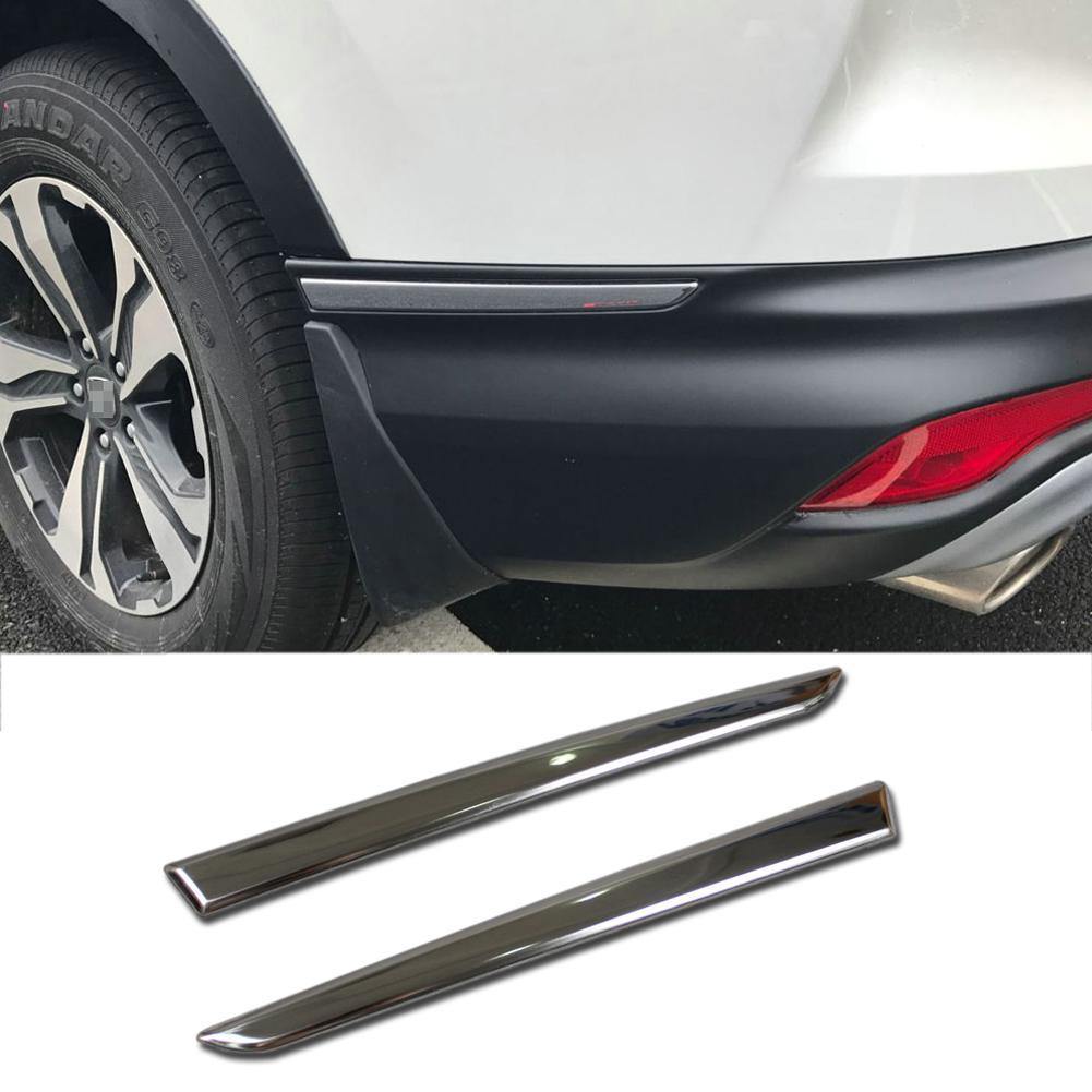 Fit for Honda 2017 2018 2019 2020 2021 2022 CR-V CRV Rear Bumper Back Corner Protection Cover Trim Stainless Steel - beautost