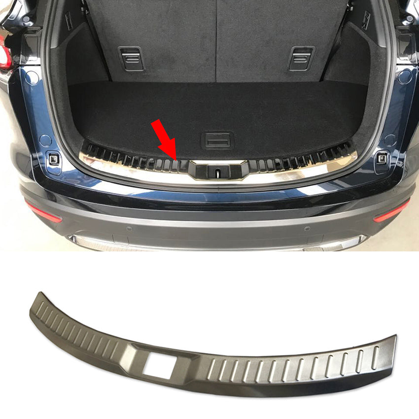 Fit for Mazda CX-9 CX9 2017 2018 2019 2020 2021 2022 Rear Interior Bumper Sill Plate Guard Cover Trim Stainless Steel